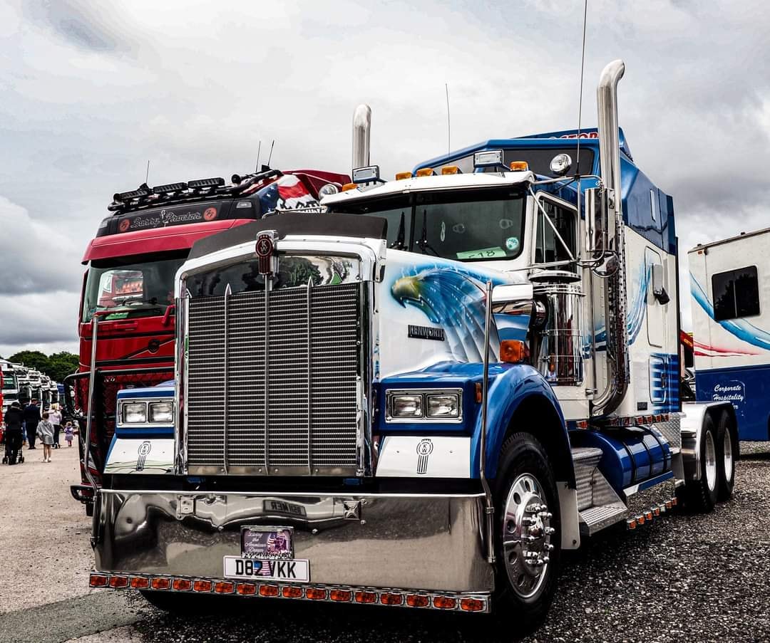 Custom trucks on show at the Great North West Truck Show 2024